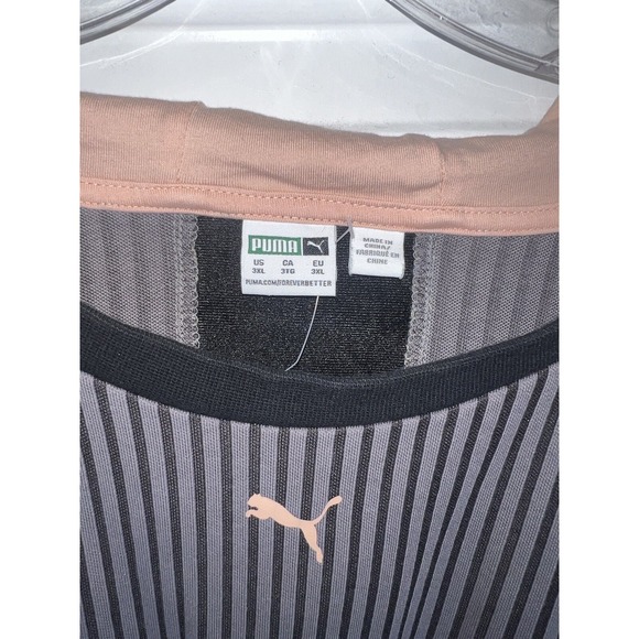 Women Puma Hoodie Pullover 3XL Gray Castlerock Rinat Brodach Making the Cut NWOT - Picture 2 of 10